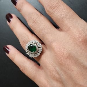 Green vintage ring